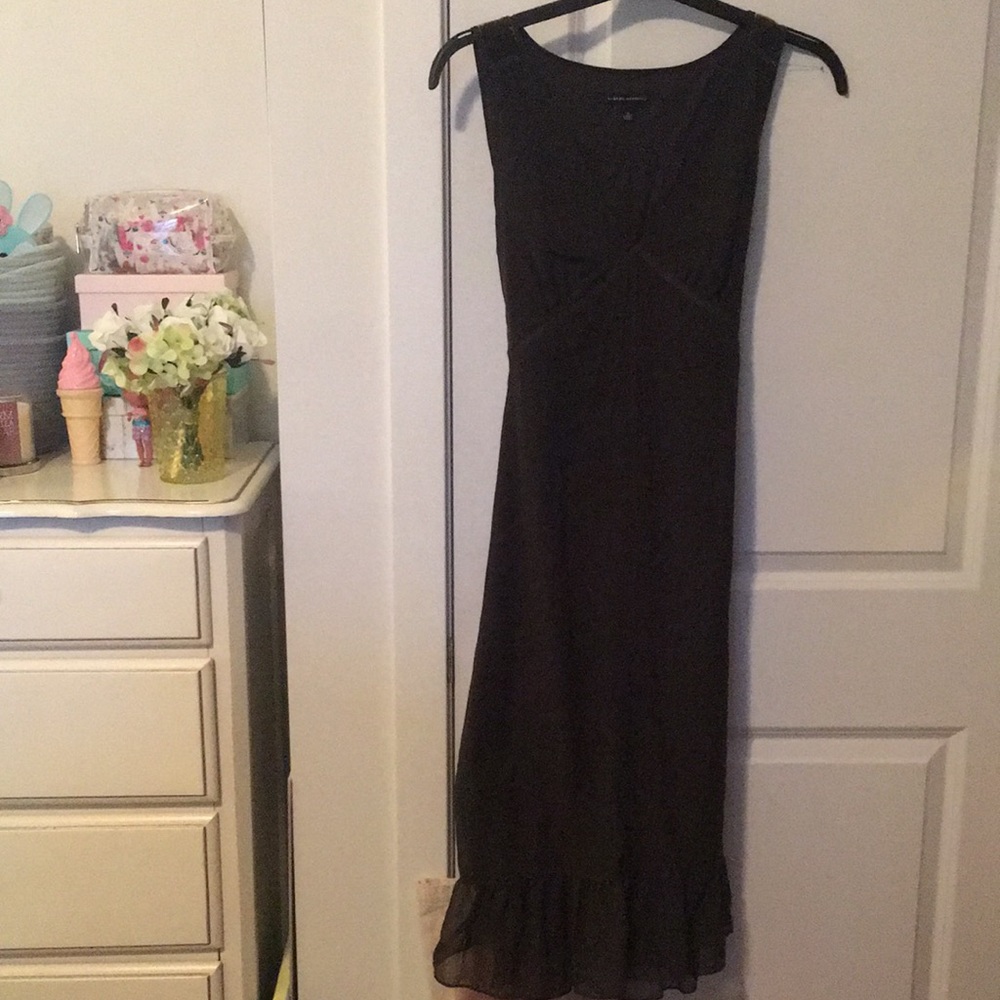 Deep Army Green Dress | Banana Republic